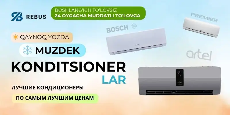 Qaynoq yozda Muzdek Konditsionerlar