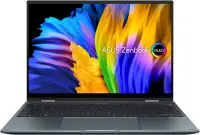 Ноутбук Asus Zenbook 14 Flip OLED UP5401ZA-KN012W (90NB0XL1-M002C0) / i5-12500H / 8GB / SSD 512GB / Windows 11 Home / 360° Thouch 14", серый