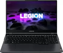 Ноутбук Lenovo Legion 5 15ACH6H (82JU000TRK) / AMD R5-5600H / 16GB / SSD 512GB / RTX3060 6GB / 15.6", синий