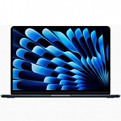Ноутбук MacBook Air 15.3" Apple M3 (8C CPU/10C GPU), 8 ГБ, 256 ГБ, Тёмная ночь