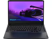 Ноутбук Lenovo IdeaPad Gaming 3 15IHU6 (82K10025RK) / i7-11370H / 8GB / SSD 512GB / RTX 3050 4GB / 15.6", черный